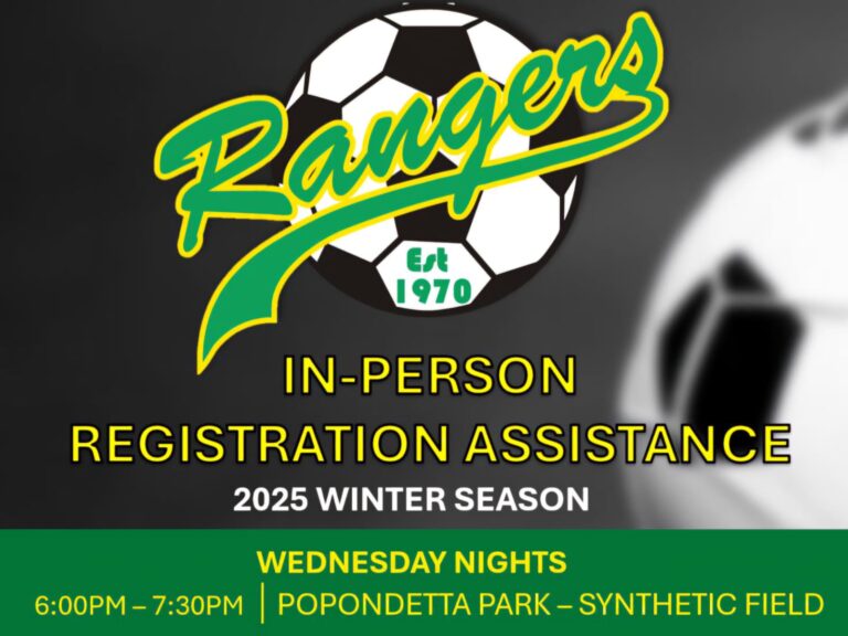 Town Rangers FC: In-Person Registration Assistance