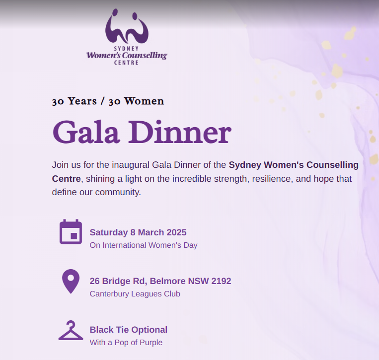 International Women’s Day Gala Dinner